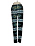 J & K Print Teal Black Leggings Size 4 - photo 2