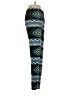 J & K Print Teal Black Leggings Size 4 - photo 4