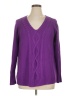 Chaps Purple Pullover Sweater Size 1X - photo 1
