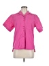 Talbots 100% Cotton Pink Short Sleeve Blouse Size M - photo 1