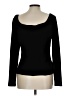 Worth Black Long Sleeve Top Size M - photo 2