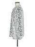 J.Crew Factory Store 100% Polyester Animal Print Silver Long Sleeve Blouse Size M - photo 5