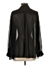 Topshop 100% Polyester Black Long Sleeve Blouse Size 4 - photo 2