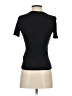 Topshop Black Short Sleeve Turtleneck Size S - photo 2