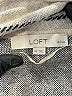 Ann Taylor LOFT 100% Cotton Plaid Gray Coat Size S - photo 6