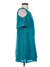 Lily Star 100% Polyester Solid Teal Casual Dress Size S - photo 4