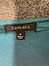 Cantata 100% Polyester Teal 3/4 Sleeve Blouse Size M - photo 7