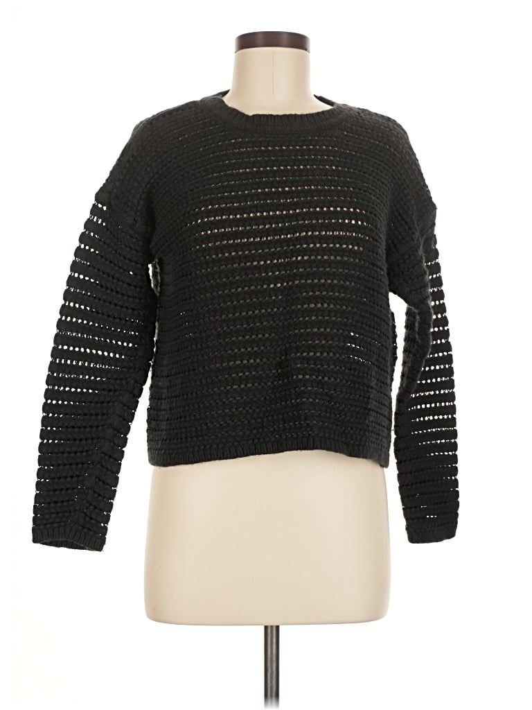 Pre-owned Club Monaco Pullover Sweater In Black