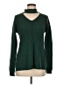 Questions 100% Acrylic Green Turtleneck Sweater Size M - photo 1