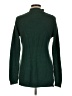 Questions 100% Acrylic Green Turtleneck Sweater Size M - photo 2