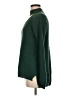 Questions 100% Acrylic Green Turtleneck Sweater Size M - photo 5