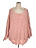 Andree by UNIT Hearts Pink Pullover Sweater Size 1X - photo 1