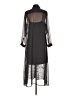Soft Surroundings 100% Polyester Black Casual Dress Size L (petite) - photo 2
