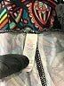 Lularoe Print Teal Casual Pants Size 1X (Tall & Curvy) - photo 4