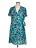 J.Crew Factory Store 100% Polyester Teal Kimono Size 10 - photo 1