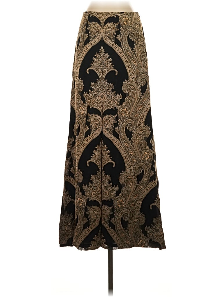Pre-owned Dana Buchman Formal Skirt In Gold