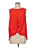 BCBGeneration 100% Polyester Red Sleeveless Top Size M - photo 1