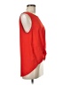 BCBGeneration 100% Polyester Red Sleeveless Top Size M - photo 4