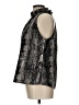 Veronica M. 100% Polyester Silver Sleeveless Blouse Size L - photo 5