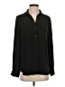 Ann Taylor 100% Polyester Black Long Sleeve Blouse Size S - photo 1