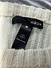 Aqua 100% Acrylic Stripes Ivory Turtleneck Sweater Size XS - photo 7
