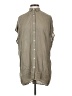 Cy U.S.A. Gray Sleeveless Button-Down Shirt Size S - photo 1