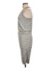 Athleta Stripes Gray Casual Dress Size L - photo 5