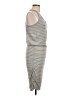 Athleta Stripes Gray Casual Dress Size L - photo 4