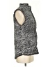 Thread & Supply 100% Polyester Gray Faux Fur Vest Size S - photo 4