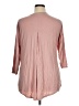 Rose + Olive Pink 3/4 Sleeve Blouse Size 1X - photo 2