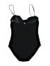 Calvin Klein Solid Black One Piece Swimsuit Size 10 - photo 2
