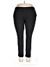 dalia Solid Black Active Pants Size XXL - photo 1