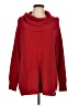 MICHAEL Michael Kors Solid Red Turtleneck Sweater Size L - photo 1
