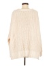 American Eagle Outfitters 100% Polyester Solid Ivory Pullover Sweater Size M - photo 2
