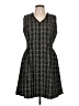 Solitaire Tweed Black Casual Dress Size 10 - photo 1