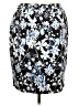 Talbots 100% Polyester Print Black Casual Skirt Size 16W - photo 1