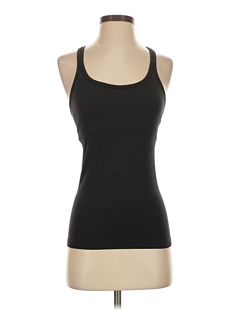 Pre-owned Lululemon Athletica Tank Top Black Halter Neckline Tops