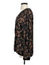 Something Navy 100% Viscose Black Long Sleeve Blouse Size S - photo 5