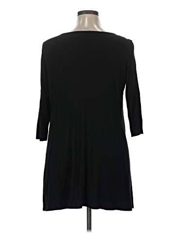Joan Vass 3/4 Sleeve T-Shirt (view 2)