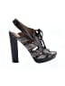 Coach 100% Leather Gray Sandals Size 6 1/2 - photo 1
