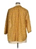 Chaps Yellow 3/4 Sleeve Blouse Size 1X - photo 2
