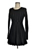 Max Studio Chevron-herringbone Black Casual Dress Size M - photo 1