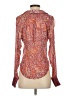 Joie Paisley Orange Long Sleeve Blouse Size S - photo 2