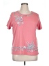 Target Floral Pink Short Sleeve T-Shirt Size XL (estimated) - photo 1