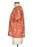 Unbranded 100% Polyester Orange Short Sleeve Blouse Size S - photo 5