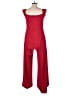 Express Solid Red Jumpsuit Size M - photo 2