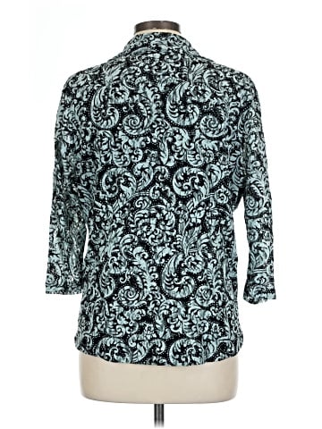 INC International Concepts 3/4 Sleeve Button-Down Shirt (view 2)