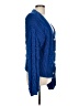 Slate & Willow Chevron-herringbone Solid Blue Cardigan Size L - photo 4