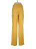 DONNI Solid Yellow Casual Pants Size L (estimated) - photo 2