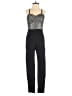 Material Girl 100% Polyester Metallic Silver Jumpsuit Size S - photo 1